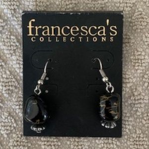 Black and Gold Earrings
